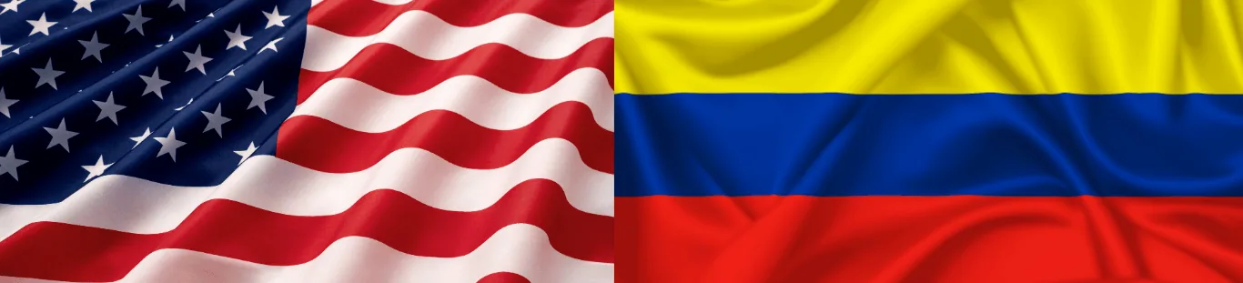 Presencia y Cobertura Global Colombia y Estados Unidos